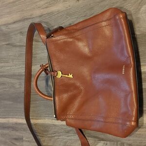 Fossil Parker Leather Convertible Backpack